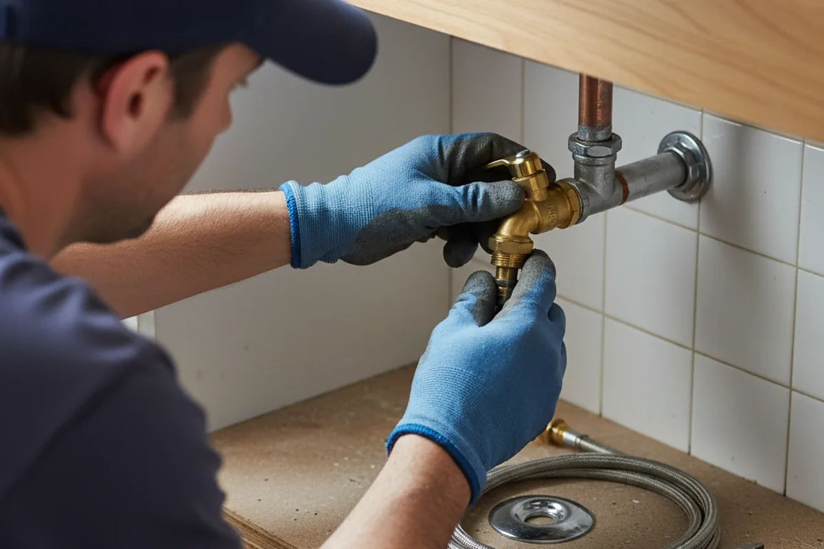 Shutoff valve and fitting work during Repiping in Ogden